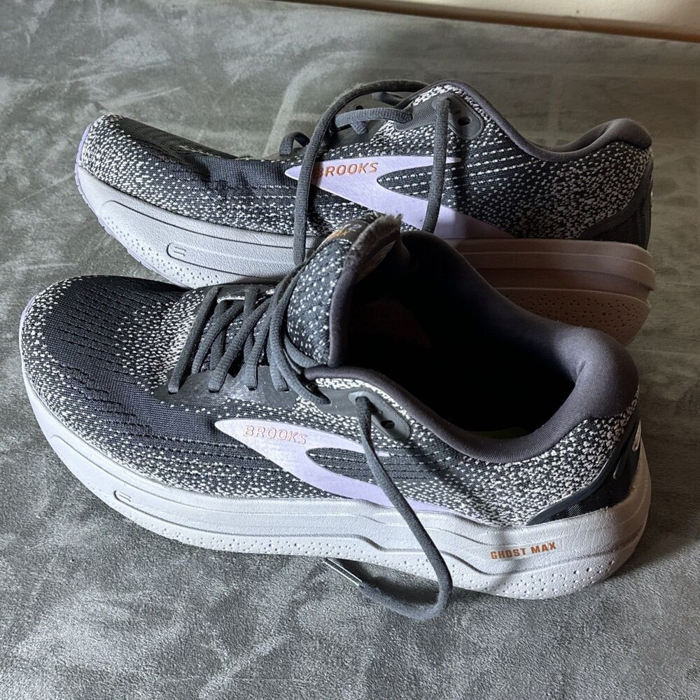 Brooks Ghost Max 2 Ebony Sweet Lavender 10 Women’s Running Shoes